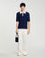 Two-tone polo shirt