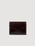 Glazed leather wallet