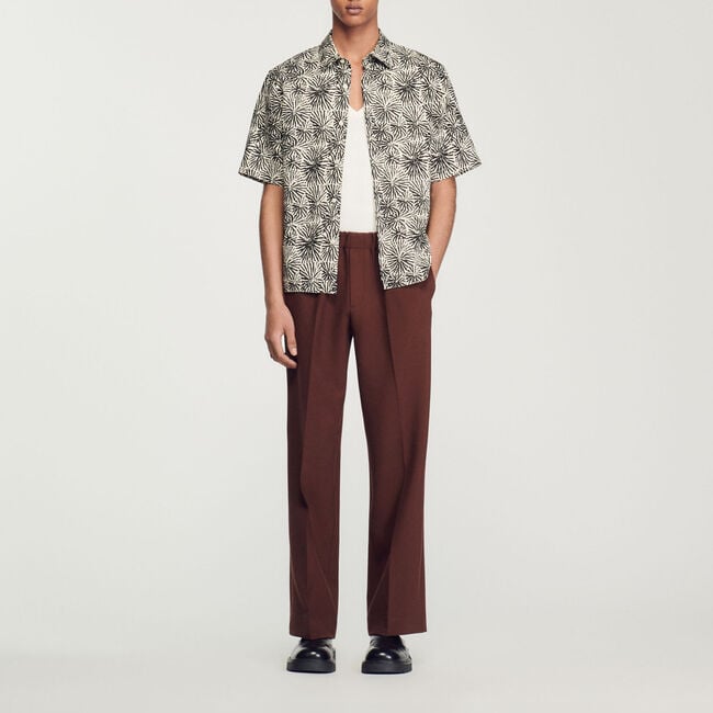 Oversized printed shirt