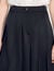 Long high-waisted pleated shorts