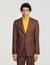 Loose wool suit jacket