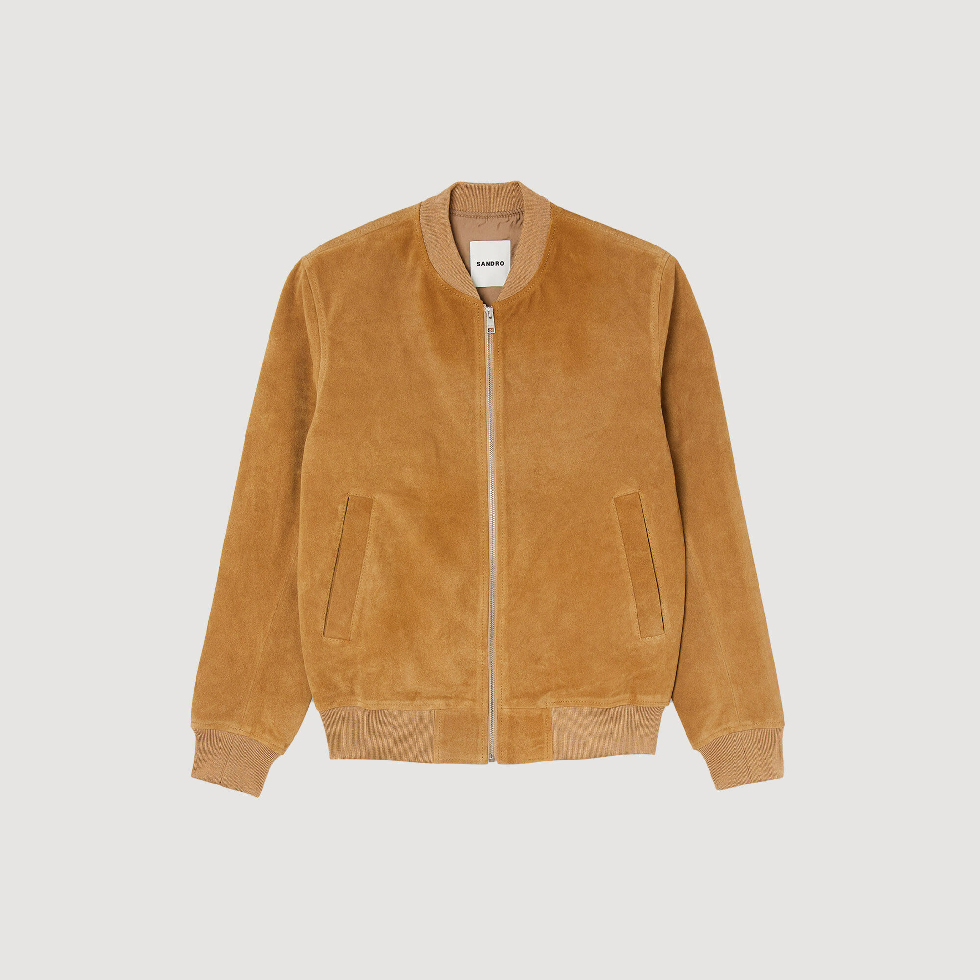 Suede leather jacket