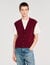 Two-tone wool and cashmere jumper