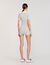 Striped knit playsuit