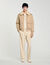 Shearling collar aviator jacket