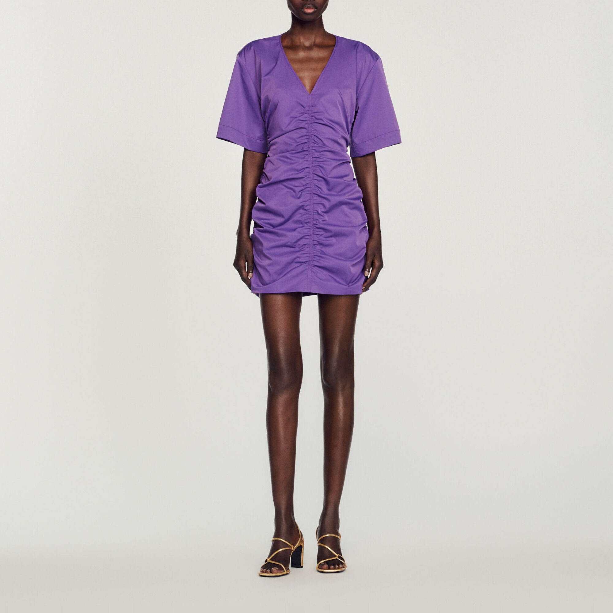 Sandro purple dress new arrivals