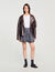 Striped rhinestone bubble skirt