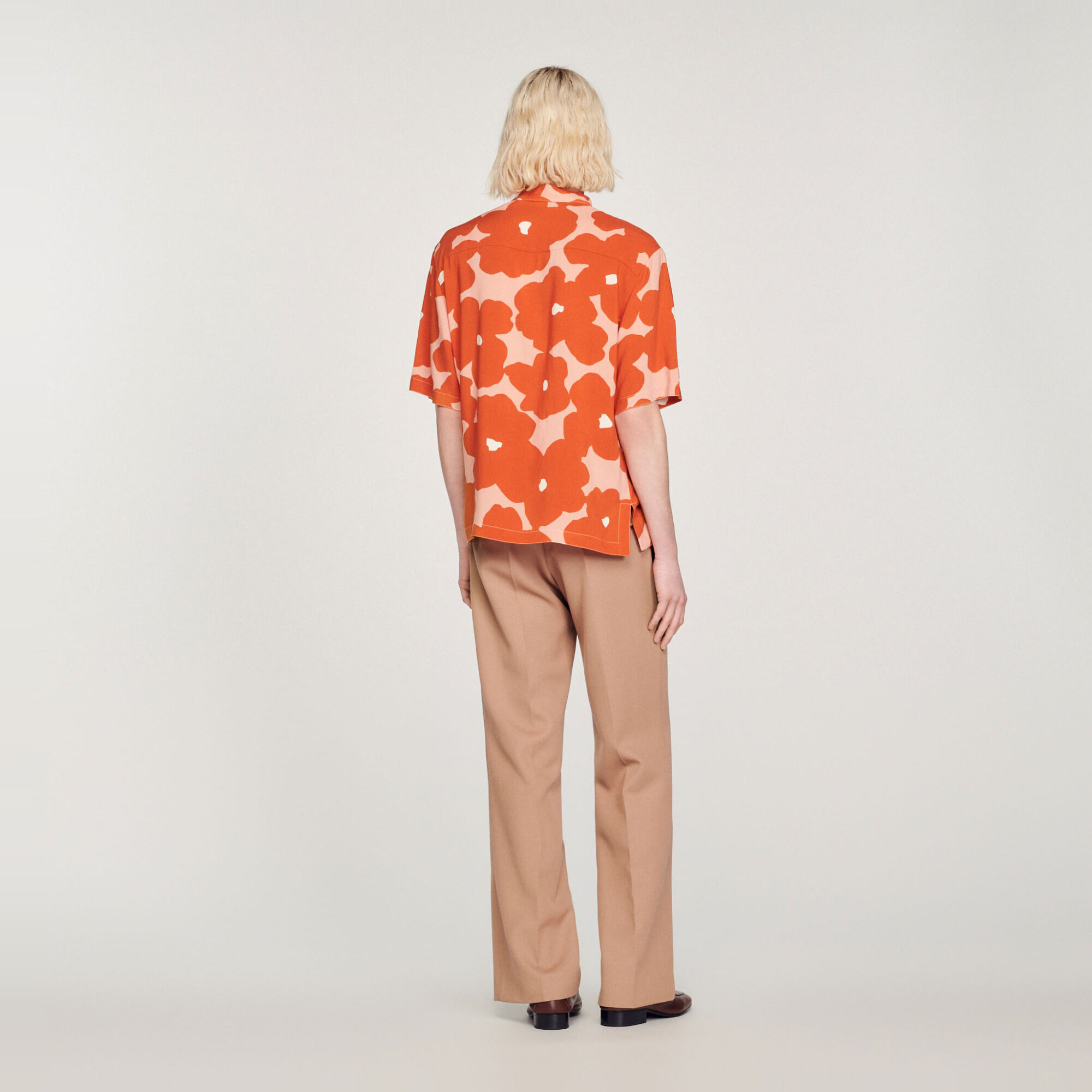 Floral printed shirt