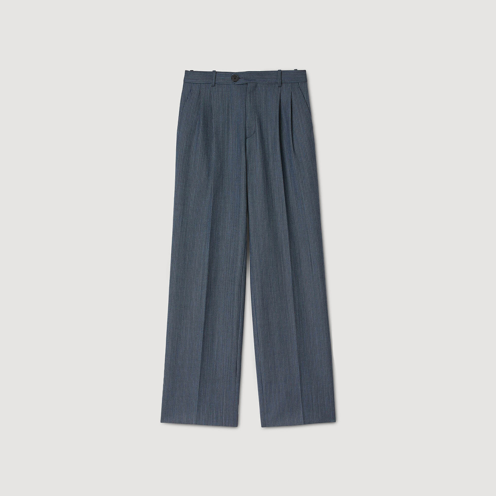 Striped trousers