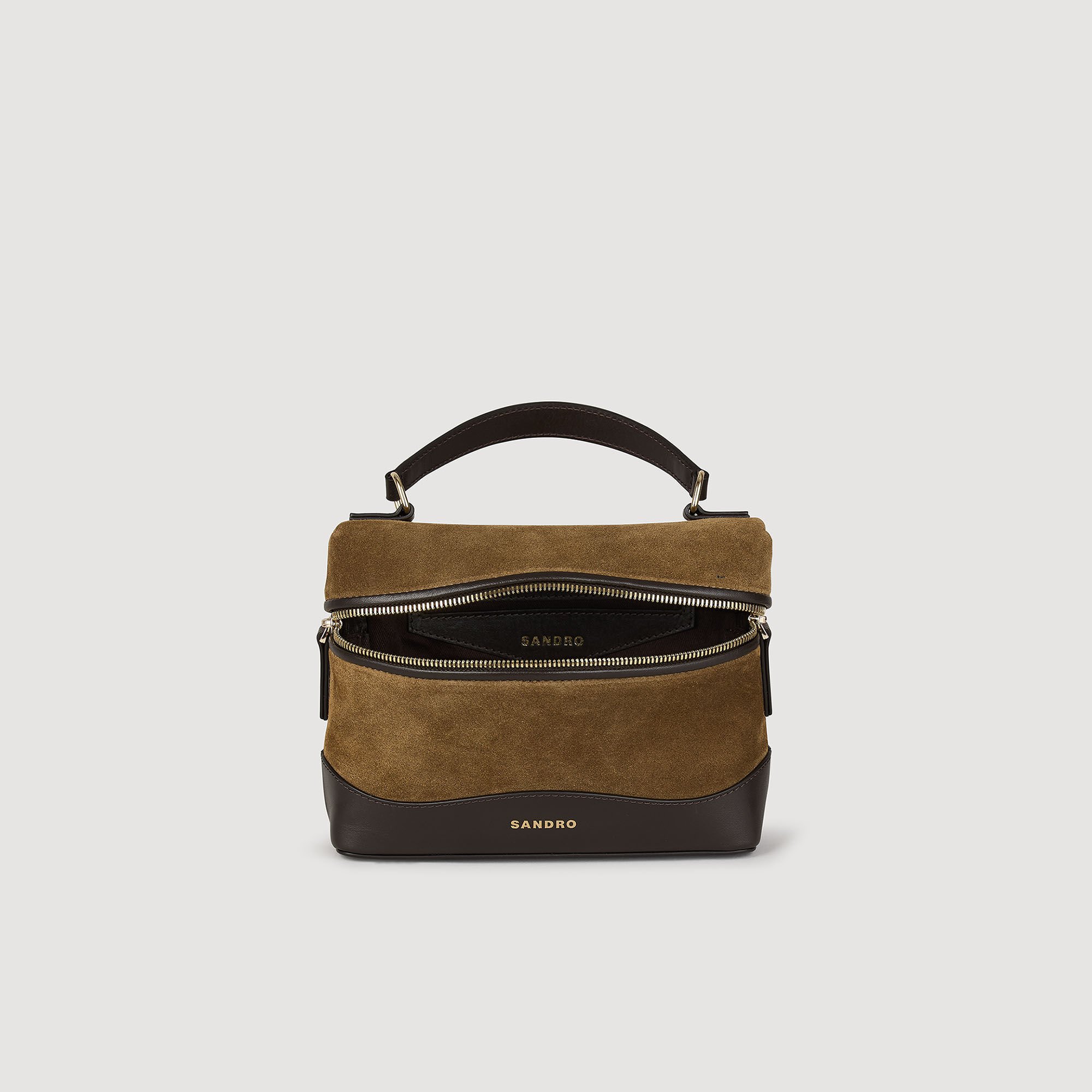 TANGOSO leather and suede vanity