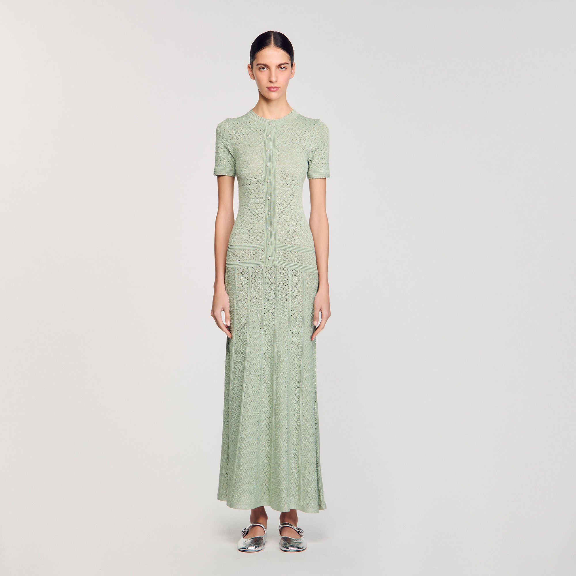 Knit maxi dress