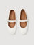 Shiny leather ballet flats