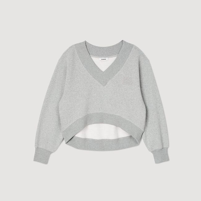 Cropped sweatshirt