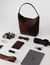 Suede and leather bag TANGOSO