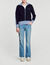 Two-tone knit cardigan