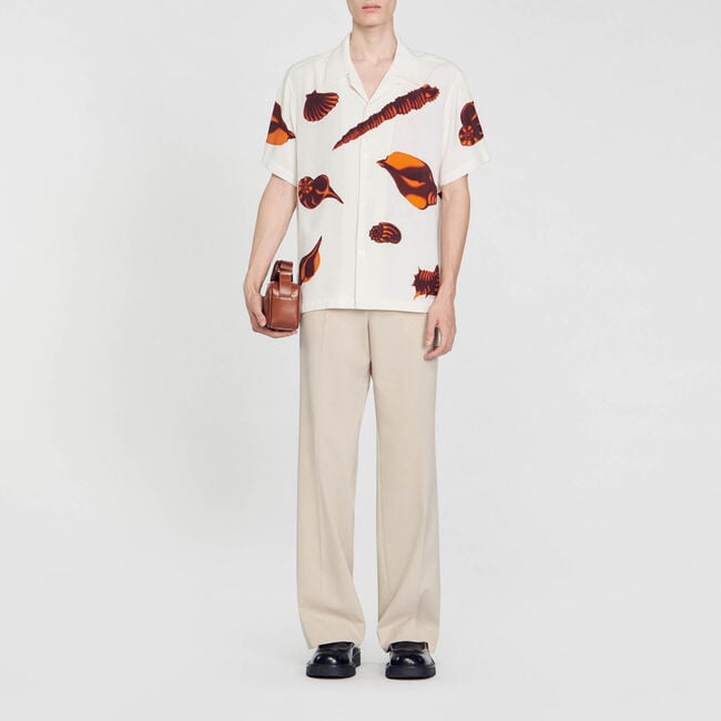 Seashell pattern shirt
