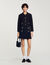 Peter Pan collar cropped jacket