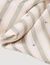 Rhinestone striped scrunchie
