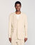 Oversized wool suit jacket