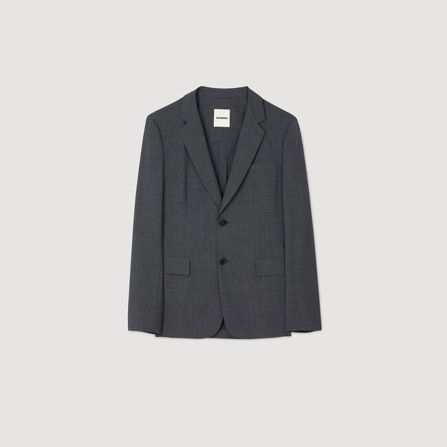 Wool suit jacket
