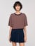 Striped rhinestone T-shirt