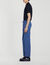 Elasticated straight-leg trousers