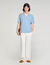 Stretch knit polo shirt