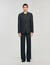 Wide wool suit jacket