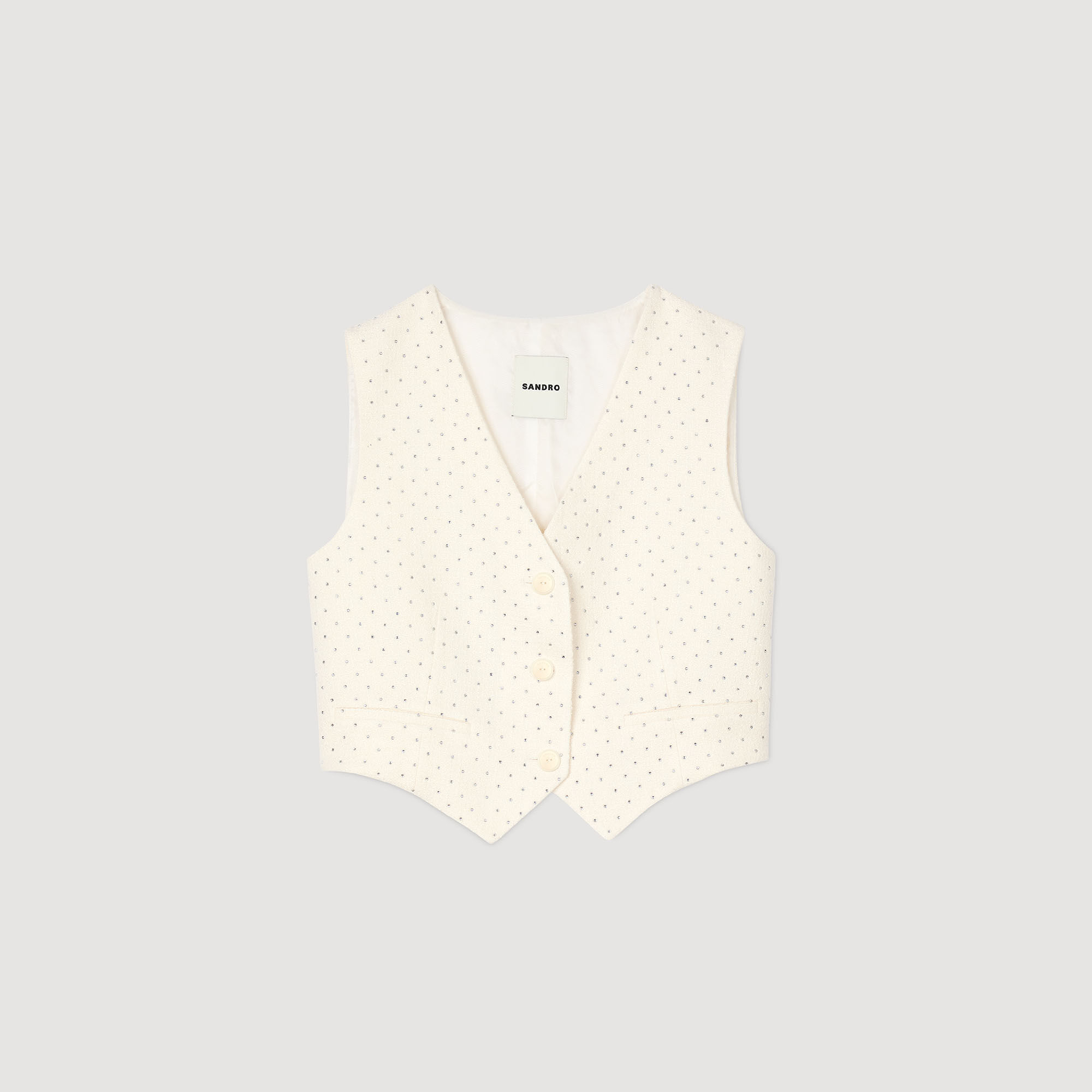 シェリエ　Dot tweed zip short pants 美品 Dot tweed zip short pants – shéller / シェリエ
