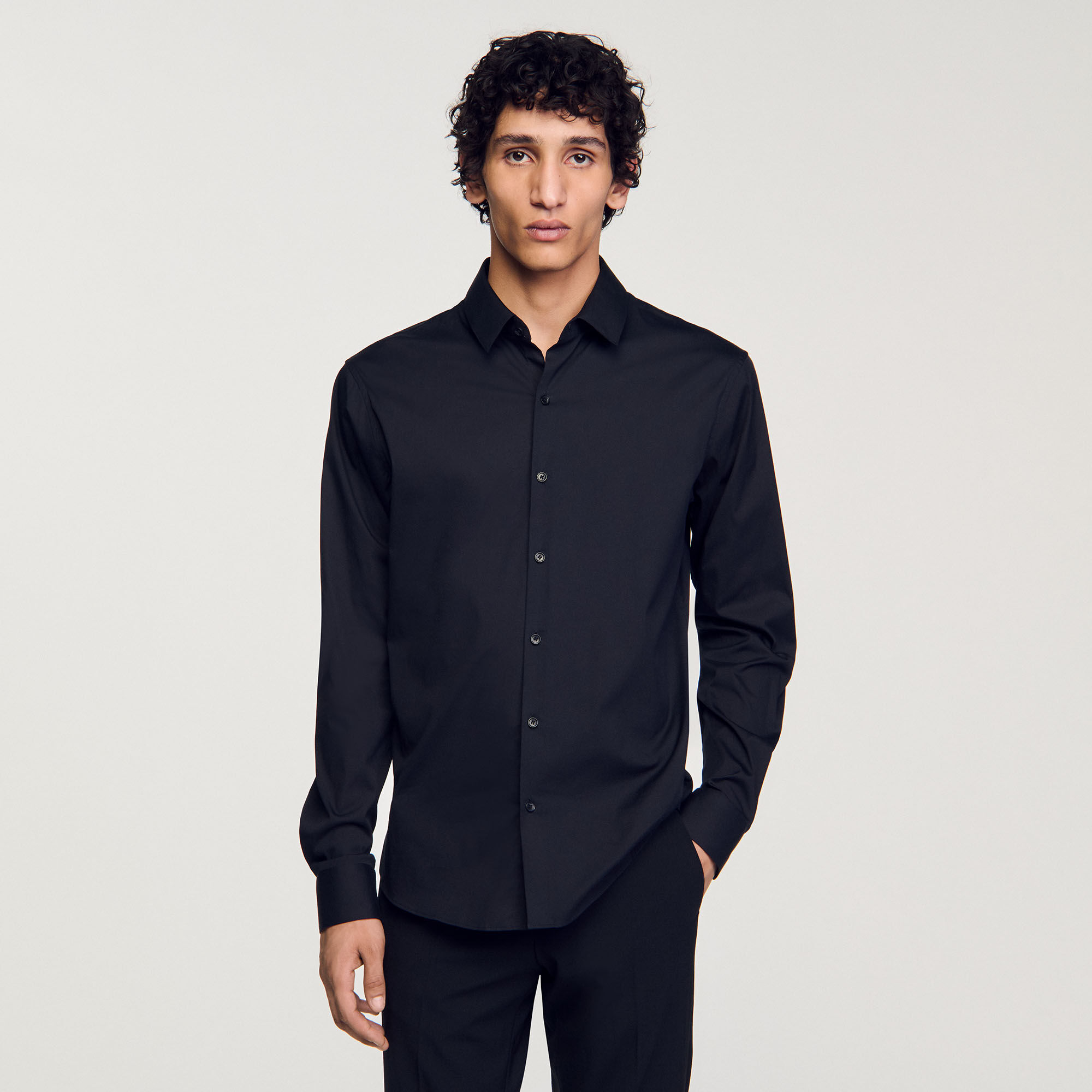 トップス SARTO WOOL SAXONY REGULAR SHIRTS Distinction Long Sleeve Poly/Wool Shirt | Elbeco