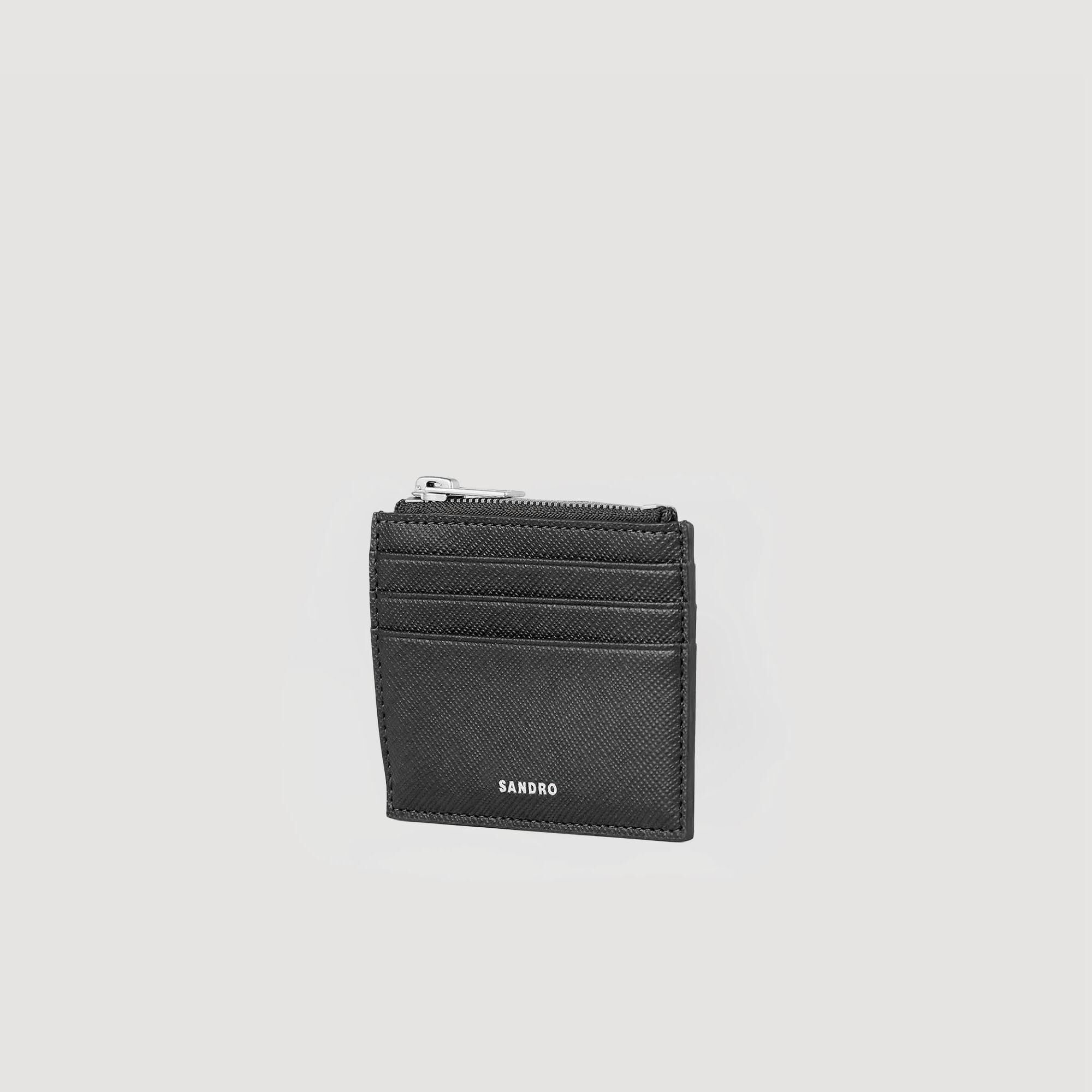 Reconstituted leather cardholder
