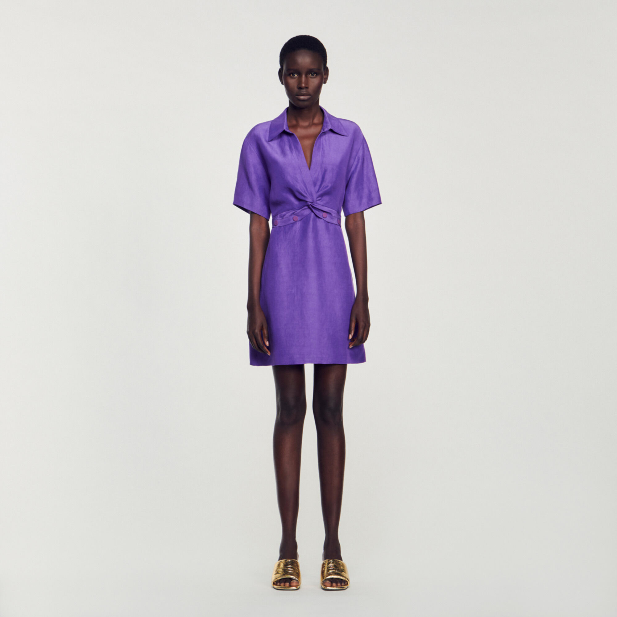 Sandro deals purple dress