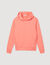 Hooded sweatshirt with rubber logo