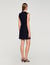 Short dress with cutouts