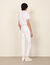 Embroidered fleece jogging bottoms