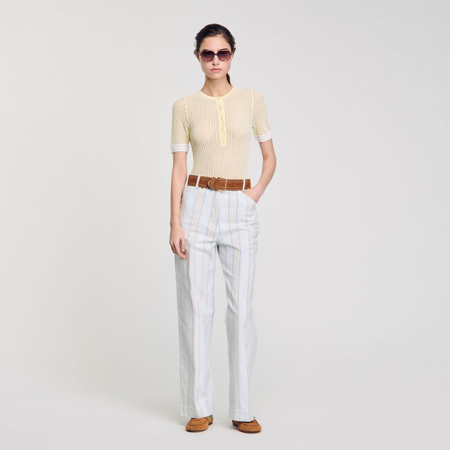 Short-sleeved jumper
