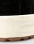 Low-top split leather trainers