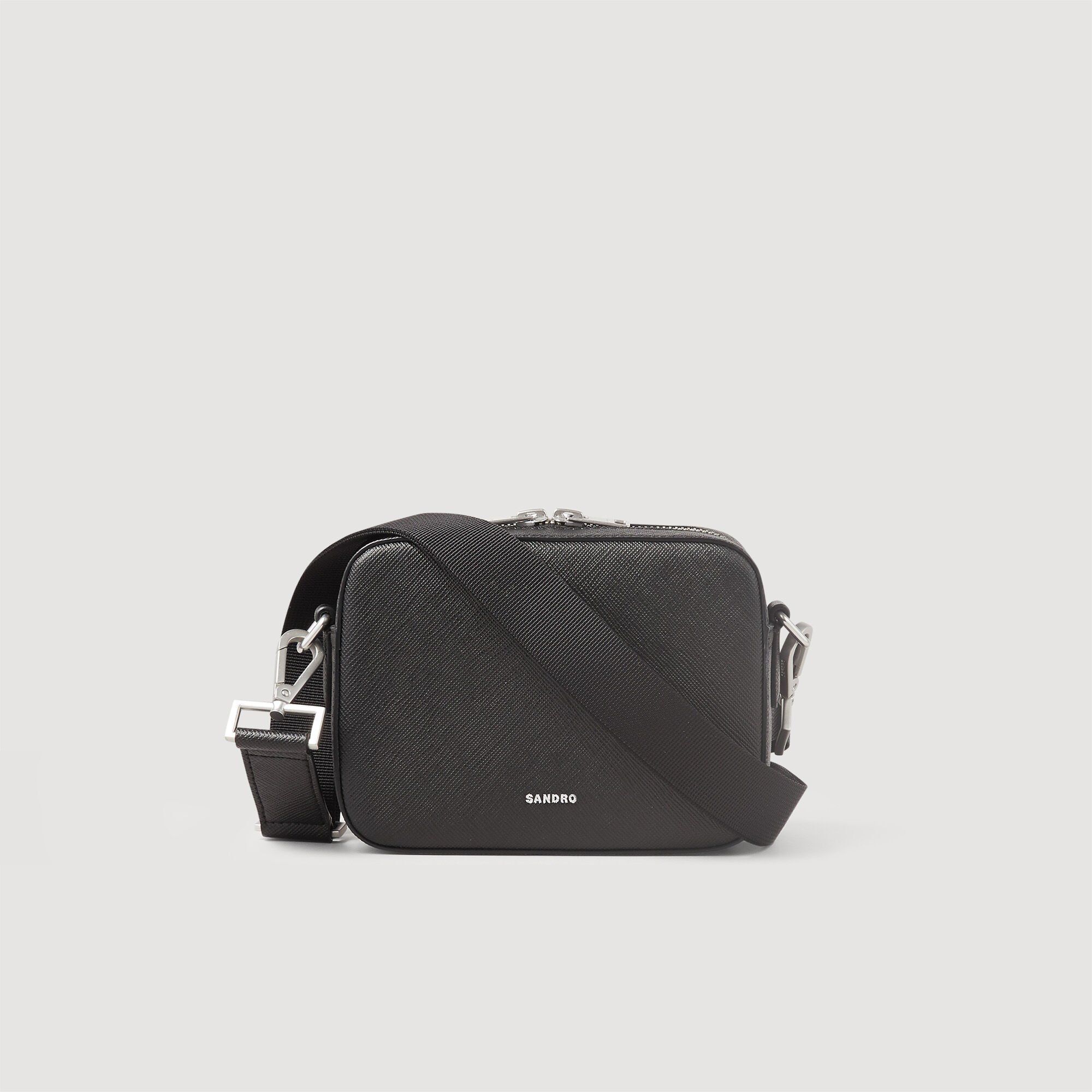 Briefcase Sandro Sacoche Small Reconstituted Leather Bag