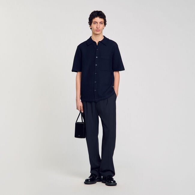 Waffled shirt