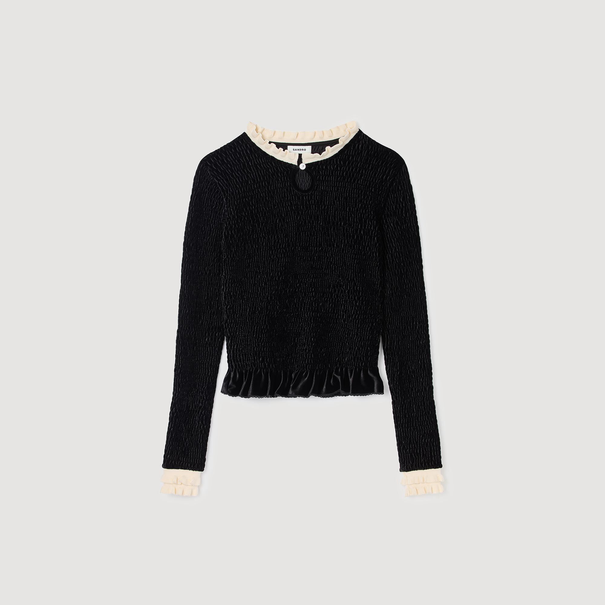 Smocked T-shirt