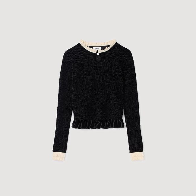Smocked T-shirt