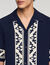 Contrast print loose-fit shirt