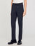 Elasticated straight-leg trousers