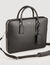 Slim leather briefcase