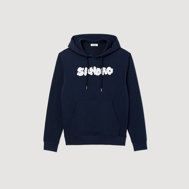 Embroidered Sandro hoodie