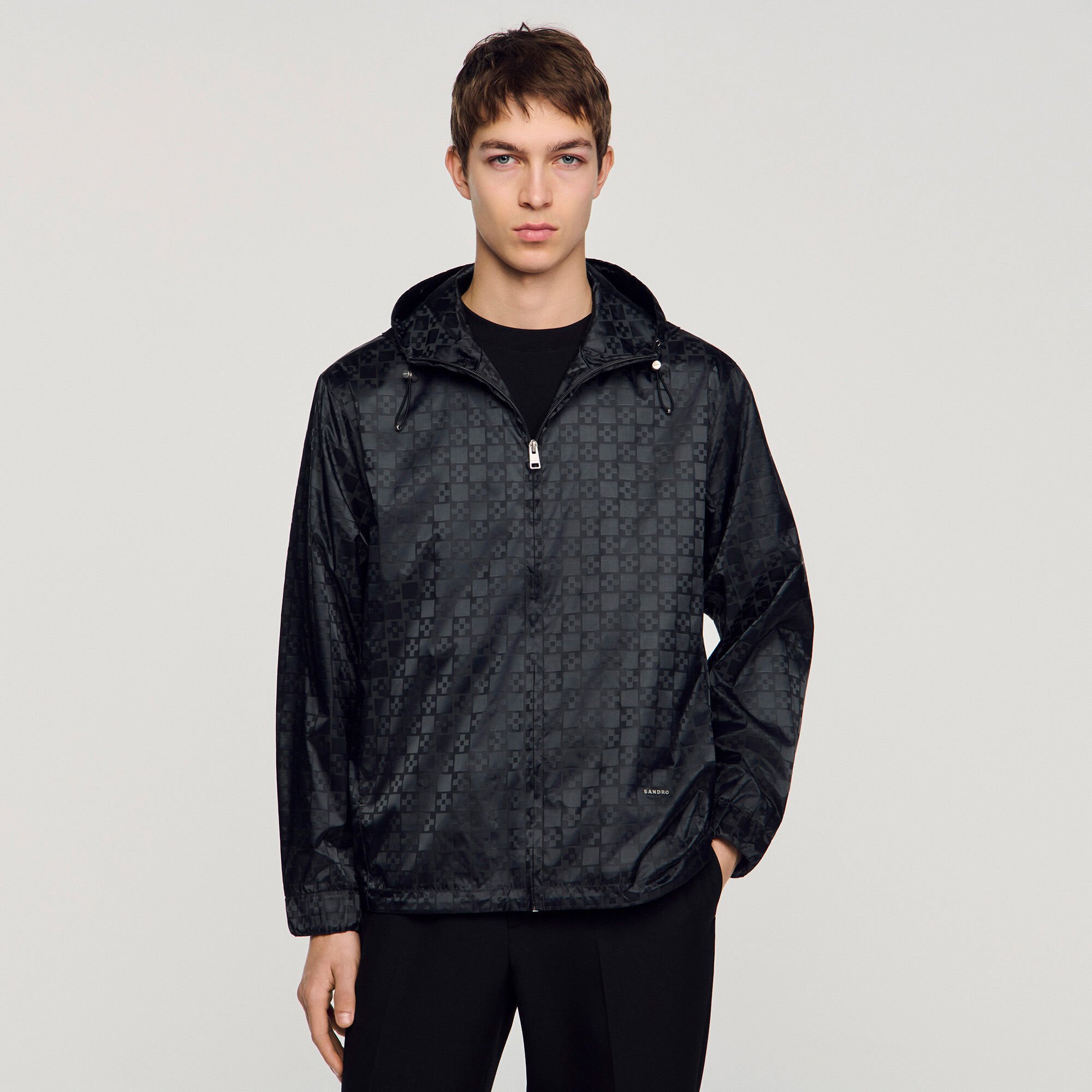 Square Cross nylon jacket