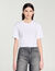 Rhinestone cropped T-shirt