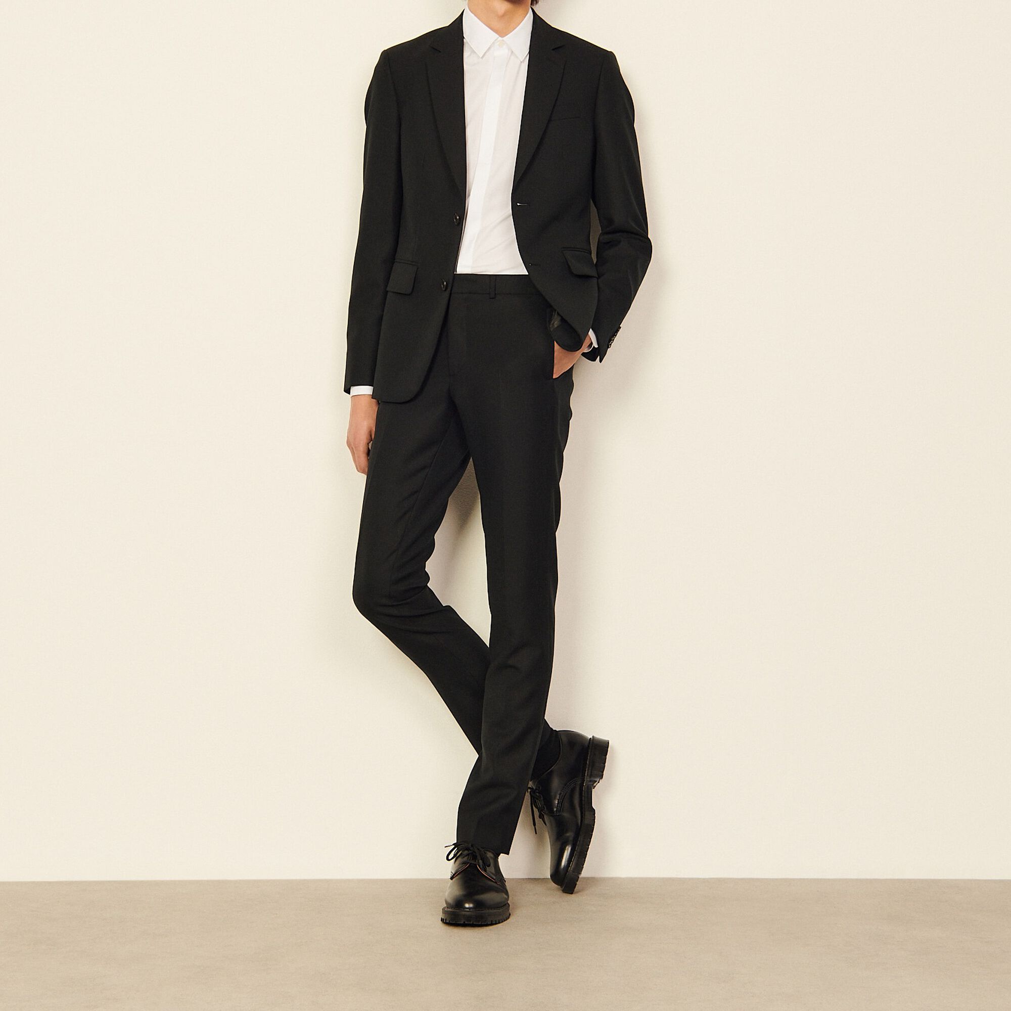 Virgin wool trousers