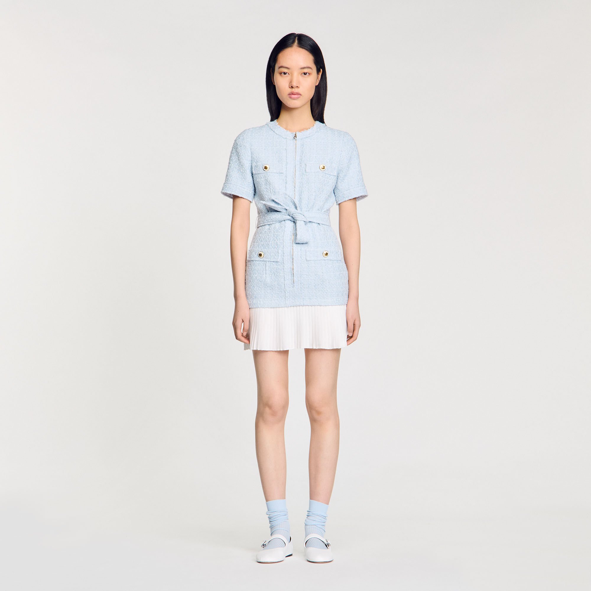 Short tweed dress