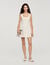 Beaded knit short dress